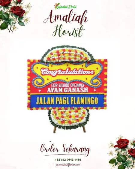 Sewa Papan Bunga Widuri